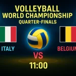 آمار شرط بندی والیبال ایتالیا بلژیک 2 مهر 1404