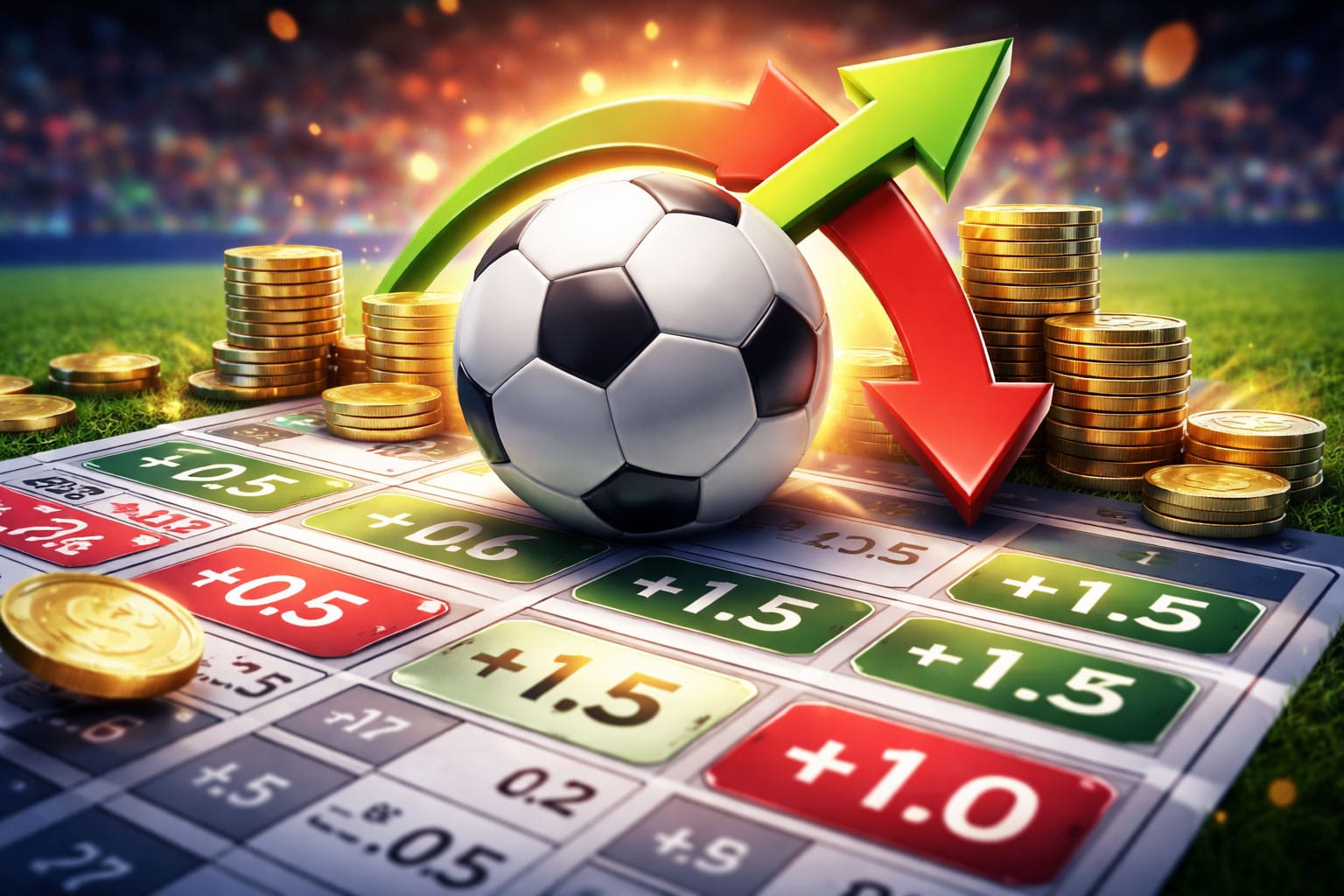 آموزش شرط بندی هندیکپ آسیایی (Asian Handicap) + مثال 2 هندیکپ 0.25 و 0.75 چگونه محاسبه میشود؟
