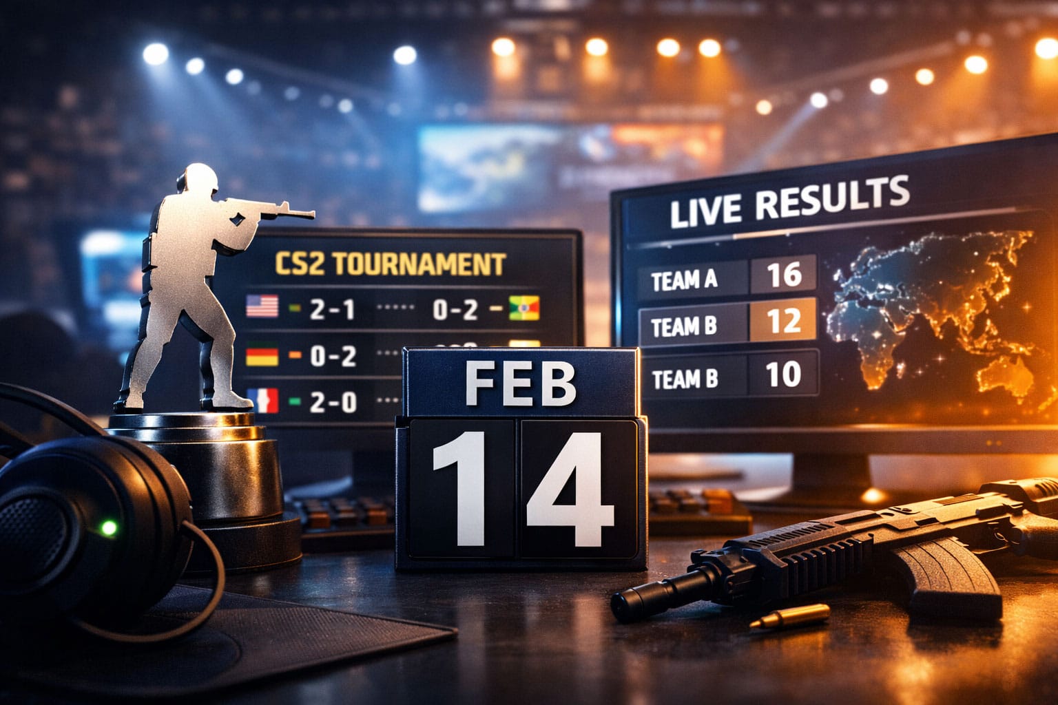 نتایج تورنمنت جهانی CS2 امروز ۱۴ فوریه ۲۰۲۶ | گزارش کامل، تحلیل مسابقات 2 نتایج تورنمنت جهانی CS2 امروز ۱۴ فوریه ۲۰۲۶ | گزارش کامل، تحلیل مسابقات