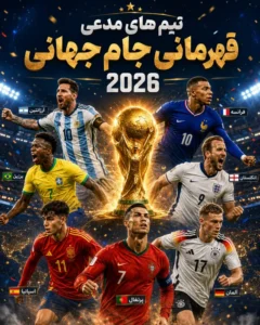 تحلیل تیم های مدعی قهرمانی جام جهانی 2026