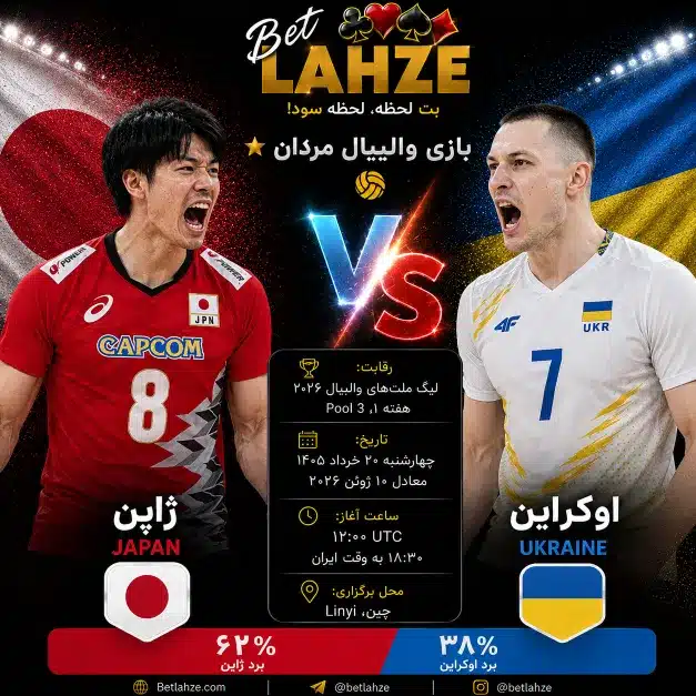 والیبال اوکراین مقابل ژاپن؛ ترکیب، پیش بینی 20 خرداد 1 والیبال اوکراین مقابل ژاپن؛ ترکیب، پیش بینی 20 خرداد