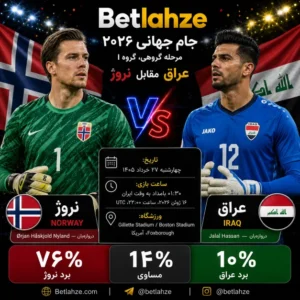 فوتبال عراق مقابل نروژ؛ ترکیب، جایگاه 27 خرداد 5 فوتبال عراق مقابل نروژ؛ ترکیب، جایگاه 27 خرداد